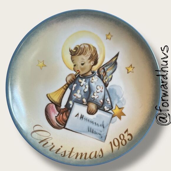 1983 Berta Hummel Collector Plate – “Angelic Messenger” - No Box - Picture 1 of 7